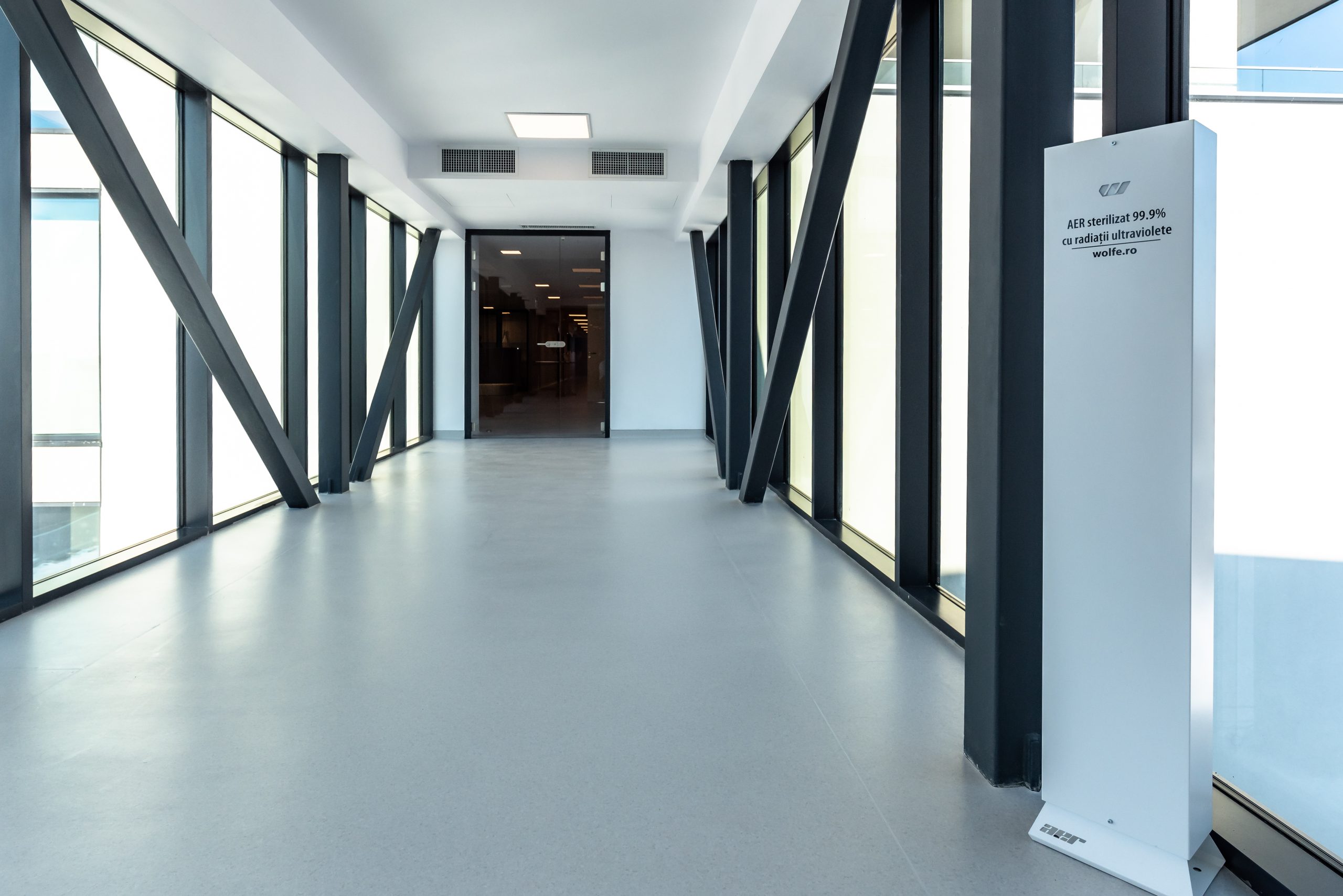 Dezinfecția aerului cu tehnologie UVC wolfe.ro | Air disinfection with wolfe.ro UVC technology