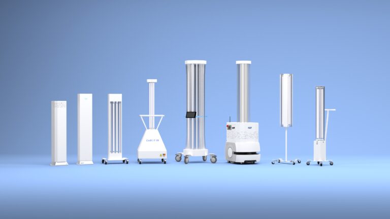 Tehnologie de dezinfecție robotică aer și suprafețe wolfe.ro | Robotic air and surface disinfection technology by wolfe.ro